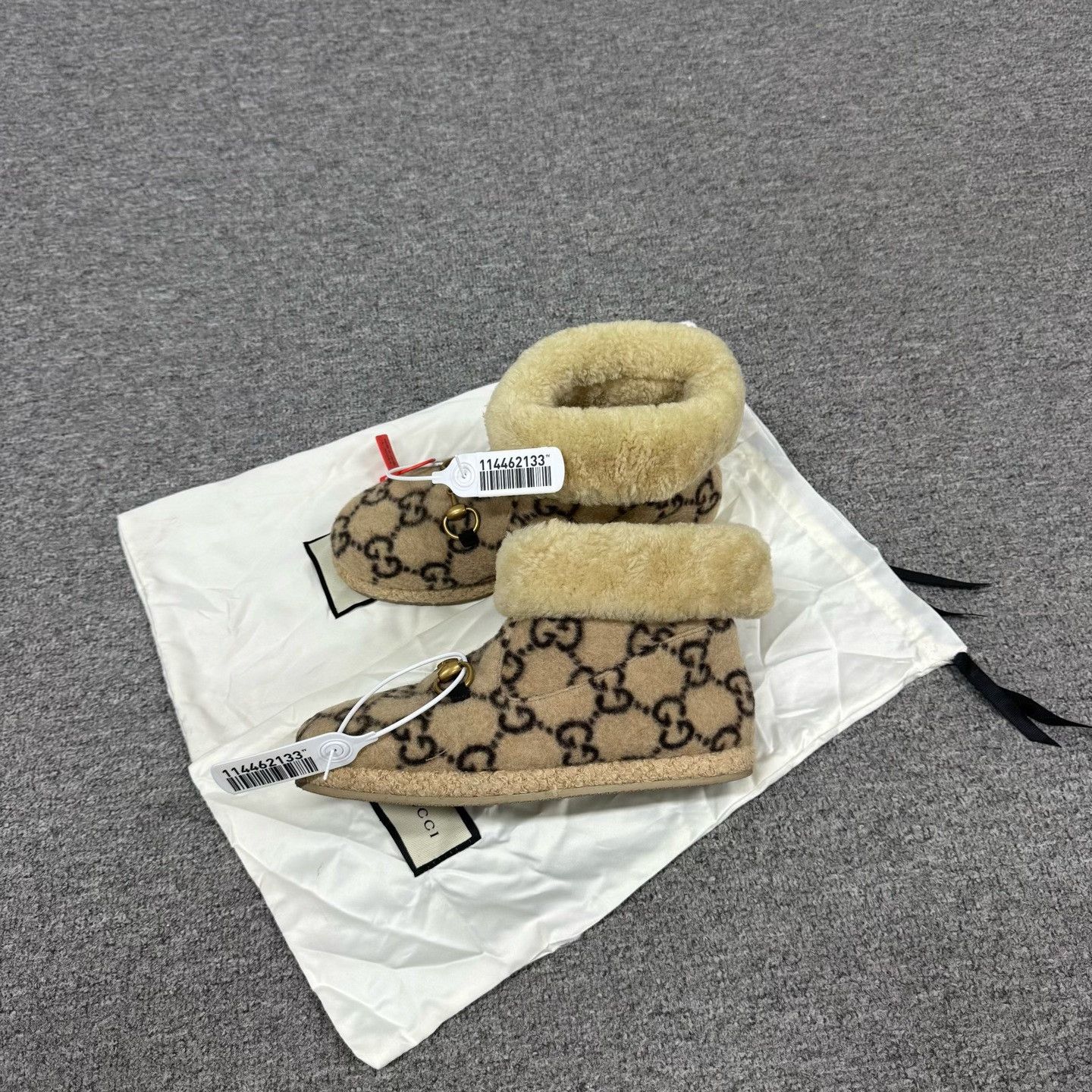 Gucci Gucci GG Monogram Horsebit Casual Ankle Boots Size US 5 / IT 35 - 2 Thumbnail