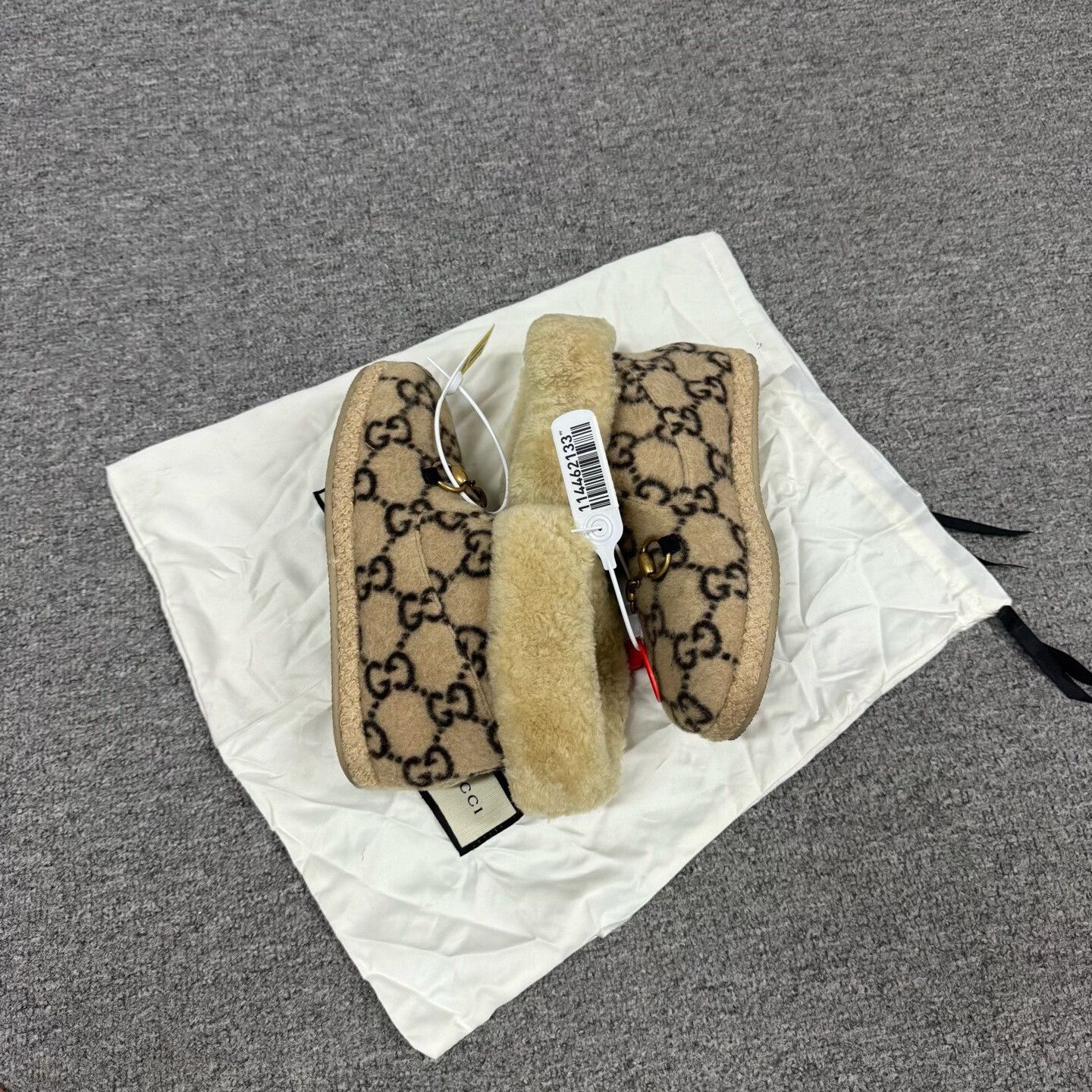 Gucci Gucci GG Monogram Horsebit Casual Ankle Boots Size US 5 / IT 35 - 6 Thumbnail