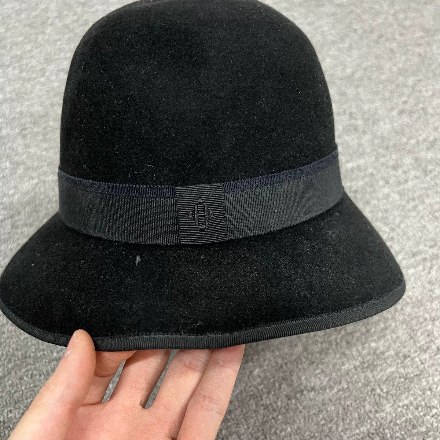 Hermes Hermes Rabbit Fur Top Hat Size 56 Size ONE SIZE - 3 Thumbnail