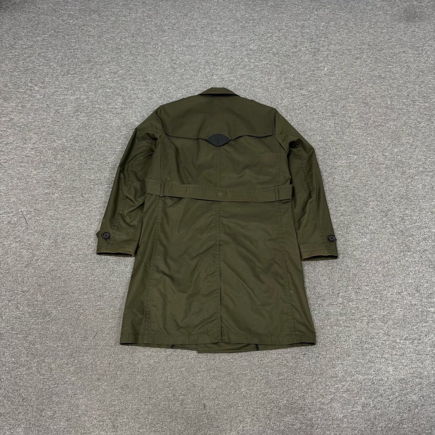 Coach Coach Green Double-Breasted Mid-Length Trench Coat Size S / US 4 / IT 40 - 2 Thumbnail