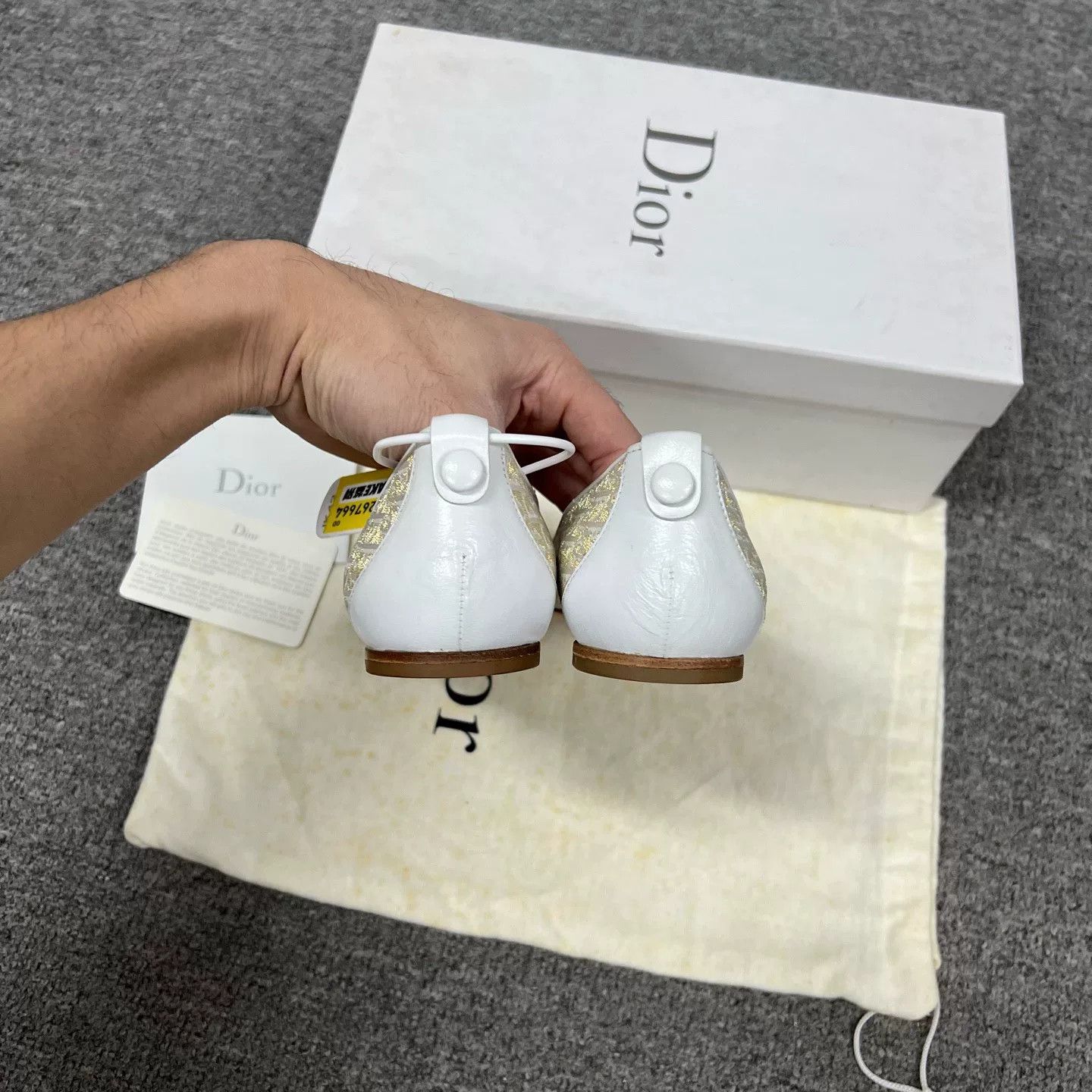 Dior Dior Monogram Flat Shoes Size US 4 / IT 34 - 4 Thumbnail