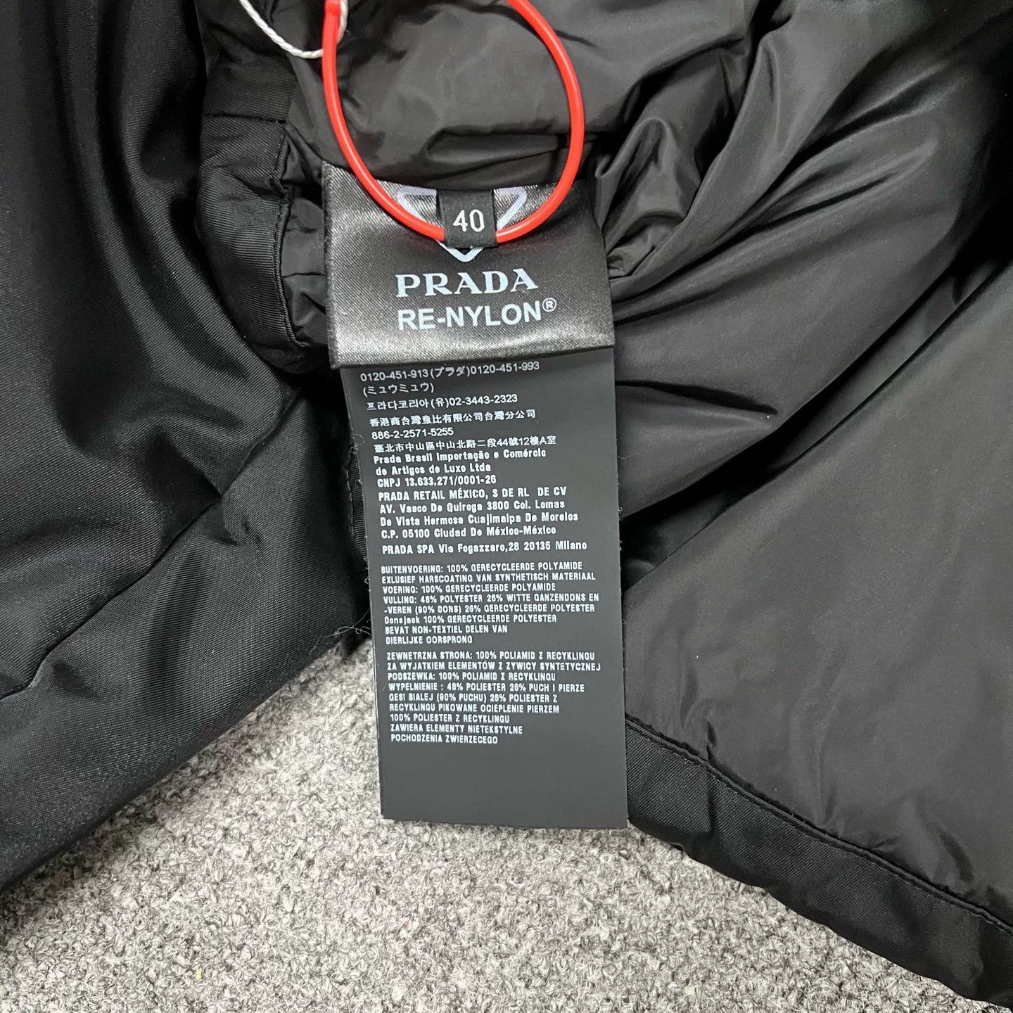 Prada Prada Triangle Logo Nylon Short Down Jacket Size S / US 4 / IT 40 - 6 Thumbnail