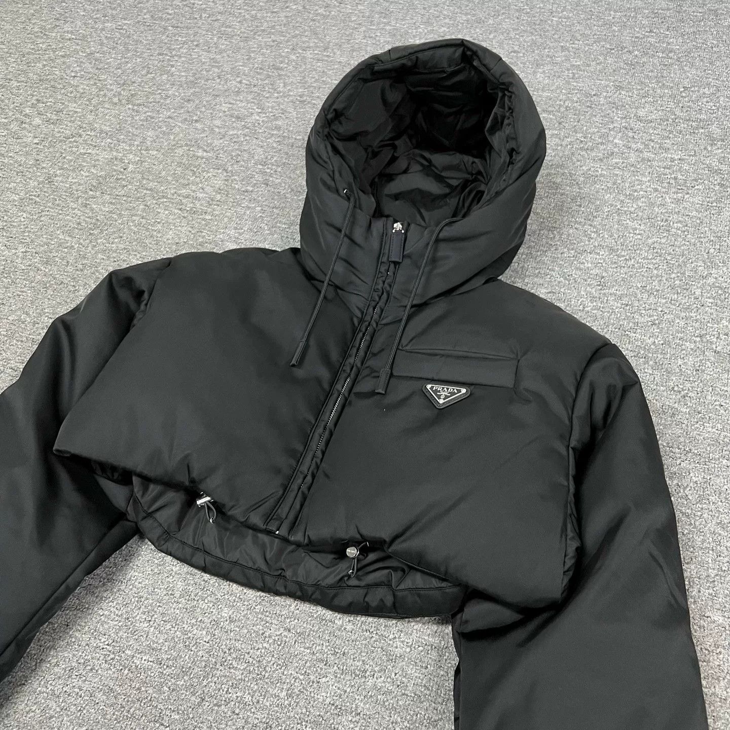 Prada Prada Triangle Logo Nylon Short Down Jacket Size S / US 4 / IT 40 - 3 Thumbnail