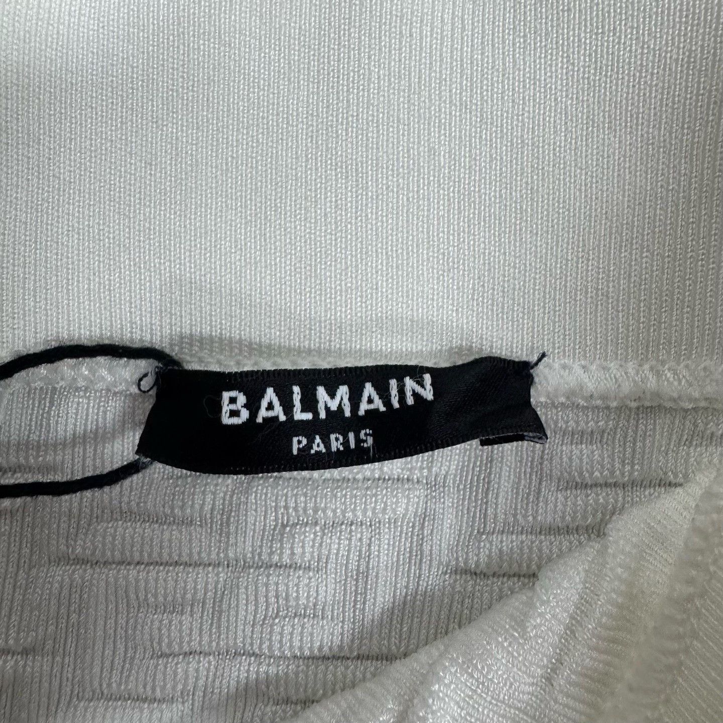 Balmain Balmain Embossed High-Waist Mini Pencil Skirt Size 38" / US 16 / IT 52 - 5 Thumbnail