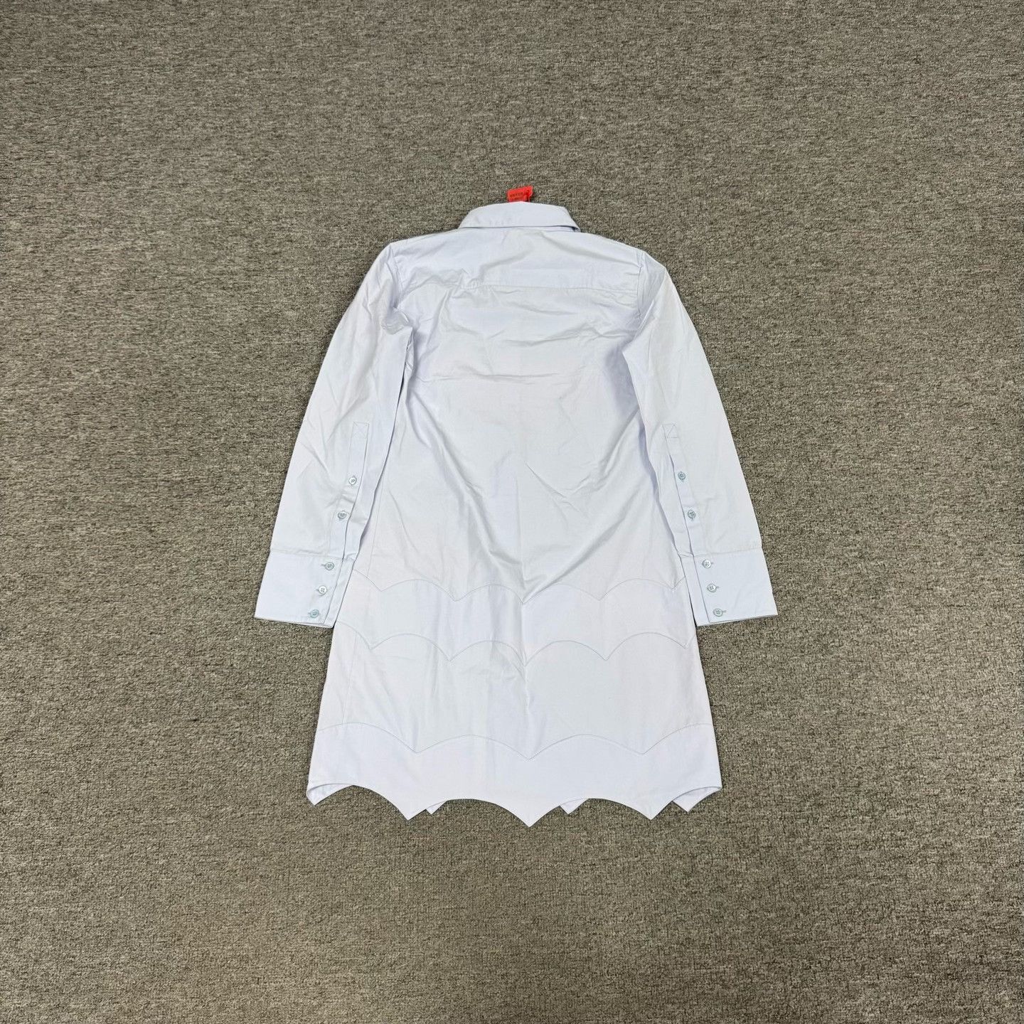 Dior Dior Irregular Long-Sleeve Shirt Dress Size XXS / US 00 / IT 34 - 2 Thumbnail