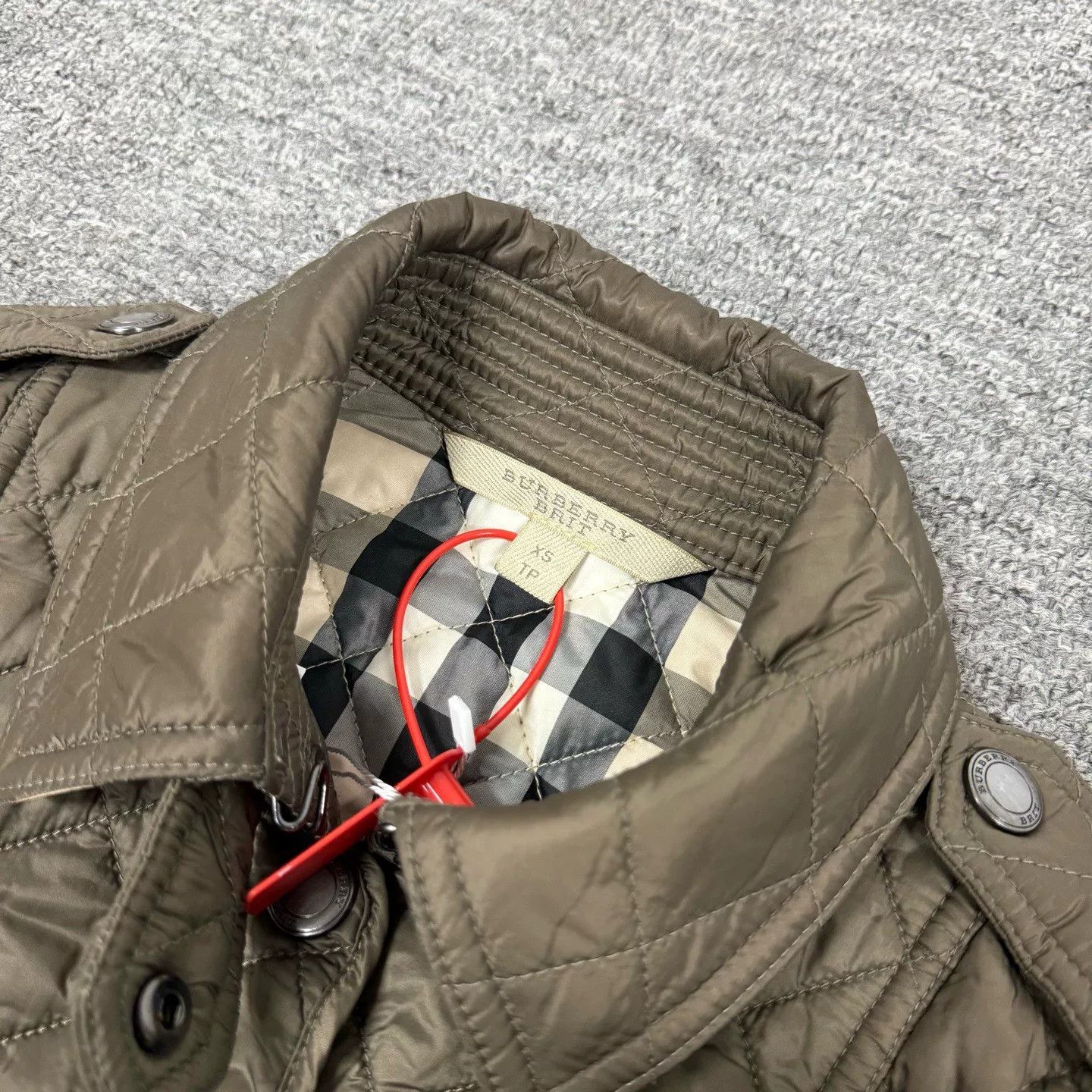 Burberry Burberry Quilted Check Lining Cotton Coat Size XS / US 0-2 / IT 36-38 - 5 Thumbnail