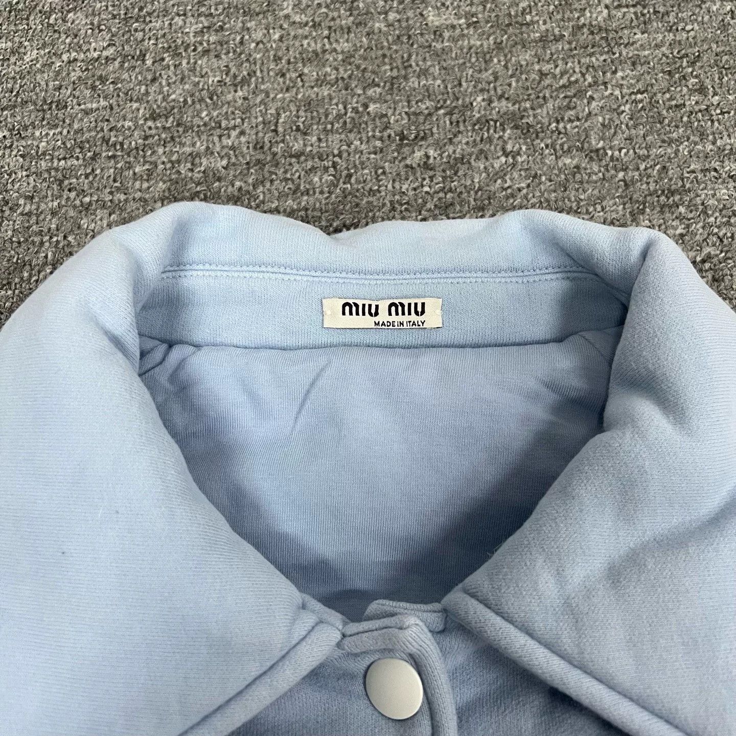 Miu Miu Miu Miu Large Logo Casual Jacket Size XS / US 0-2 / IT 36-38 - 6 Thumbnail