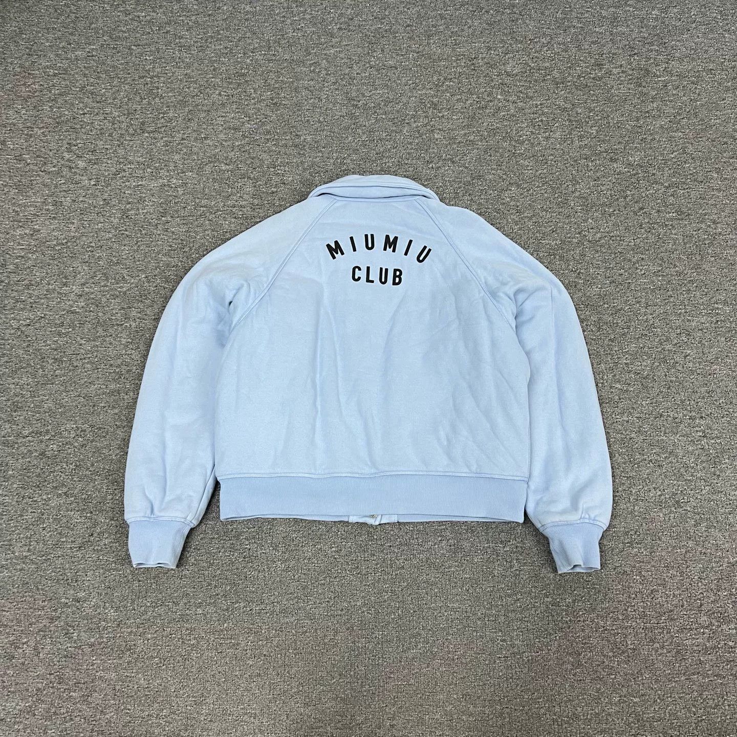 Miu Miu Miu Miu Large Logo Casual Jacket Size XS / US 0-2 / IT 36-38 - 2 Thumbnail
