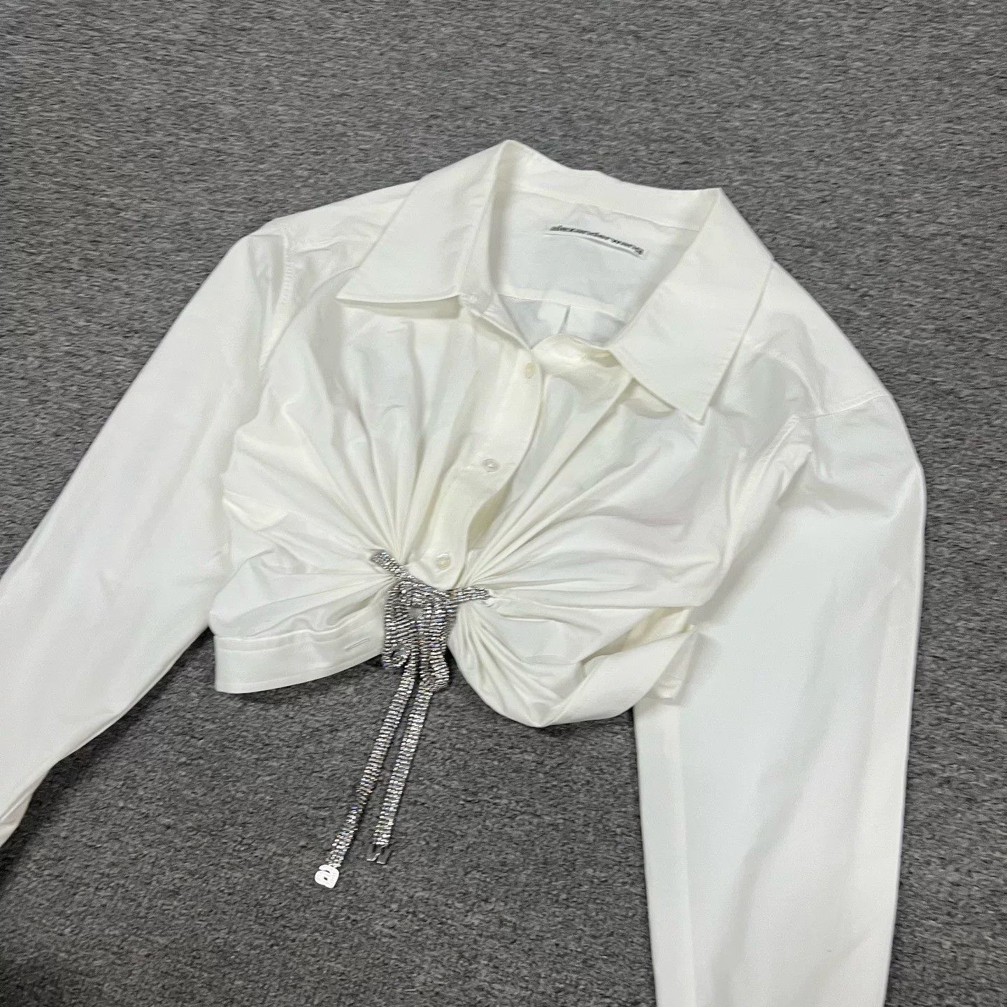 Alexander Wang Alexander Wang Rhinestone Short Shirt Size XS / US 0-2 / IT 36-38 - 3 Thumbnail
