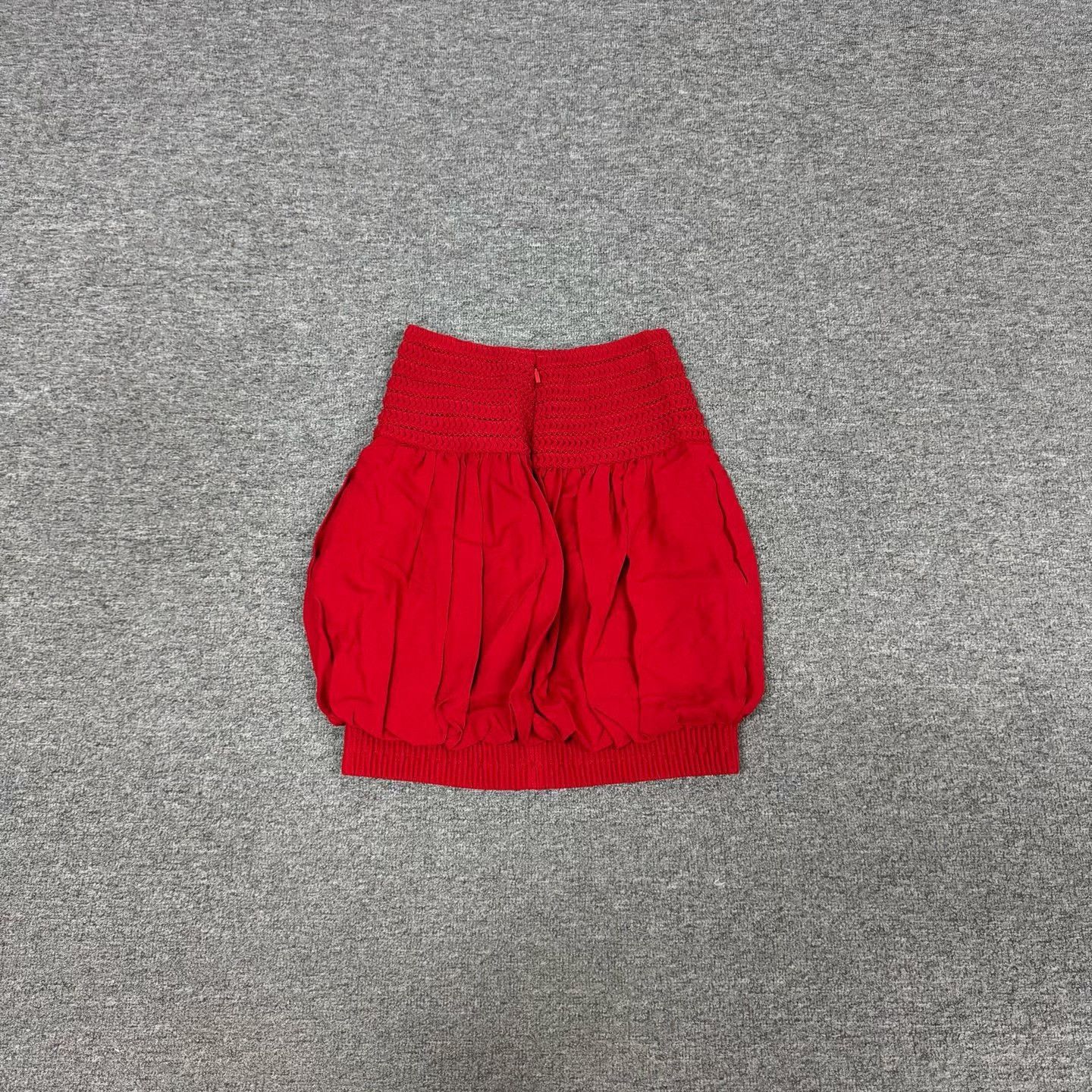 Fendi Fendi Lantern Pleated Mini Skirt Size 38" / US 16 / IT 52 - 2 Thumbnail