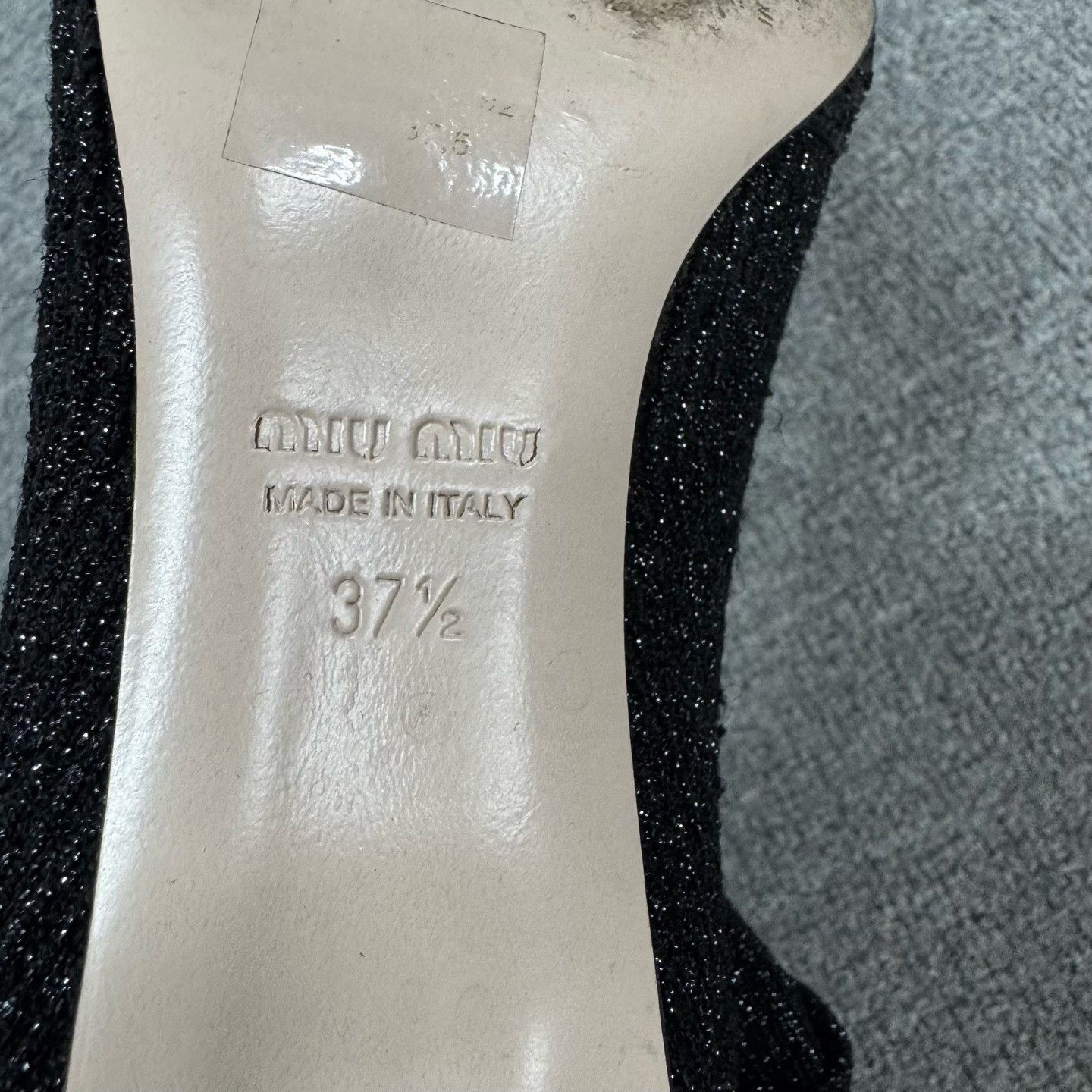 Miu Miu Miu Miu Glitter Diamond Kitten Heels Size US 6.5 / IT 36.5 - 6 Thumbnail