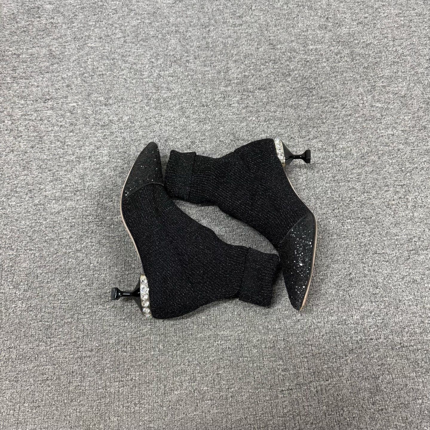 Miu Miu Miu Miu Glitter Diamond Kitten Heels Size US 6.5 / IT 36.5 - 5 Thumbnail