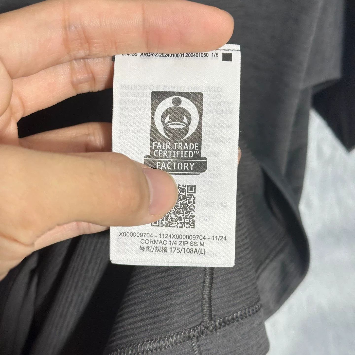 Arc'teryx Arcteryx Cormac Half-Zip Quick-Dry T-Shirt Size US L / EU 52-54 / 3 - 5 Thumbnail