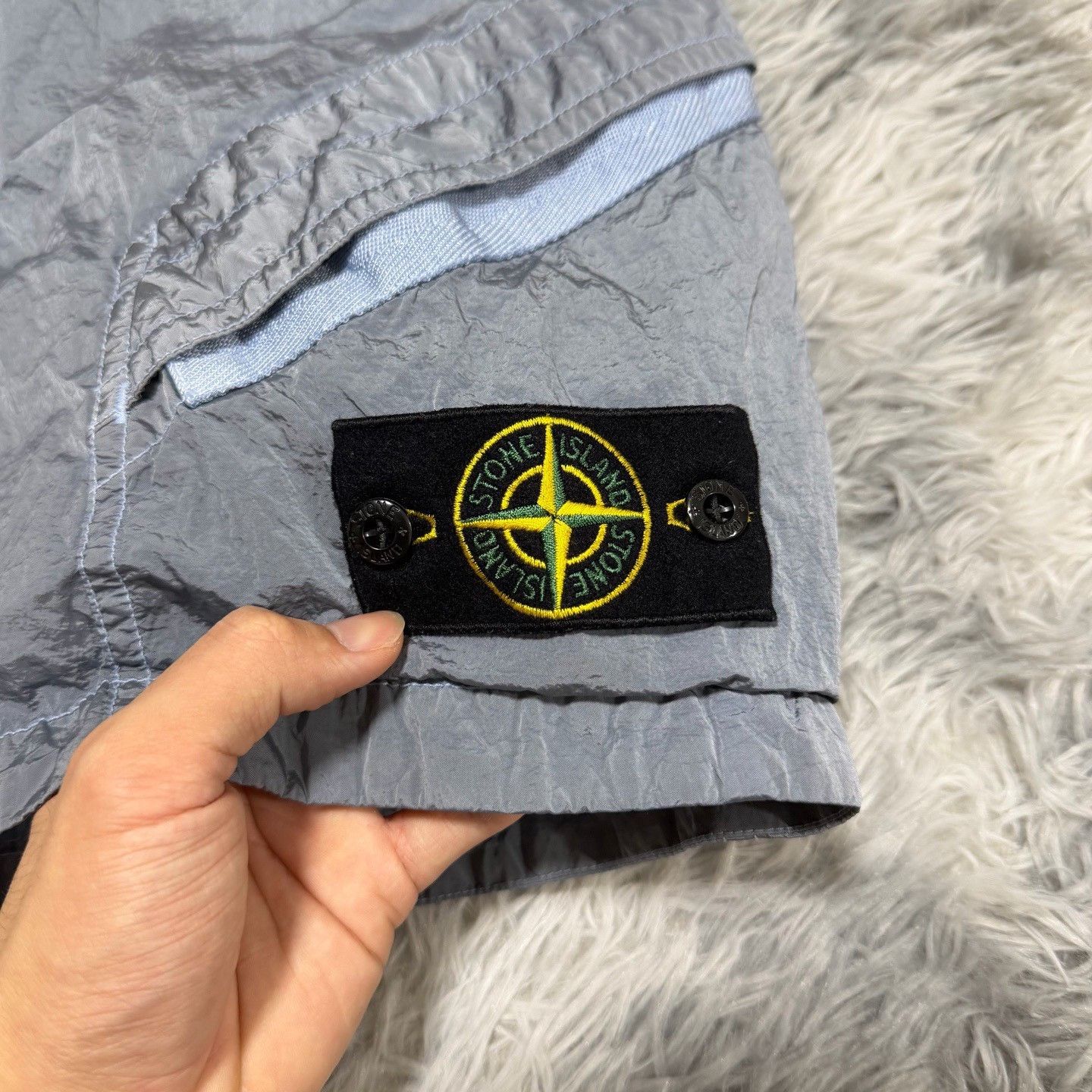 Stone Island Stone Island 24SS Metal Nylon Shorts Size US 33 - 3 Thumbnail