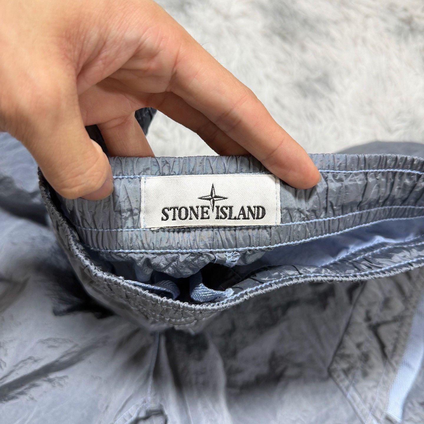 Stone Island Stone Island 24SS Metal Nylon Shorts Size US 33 - 4 Thumbnail