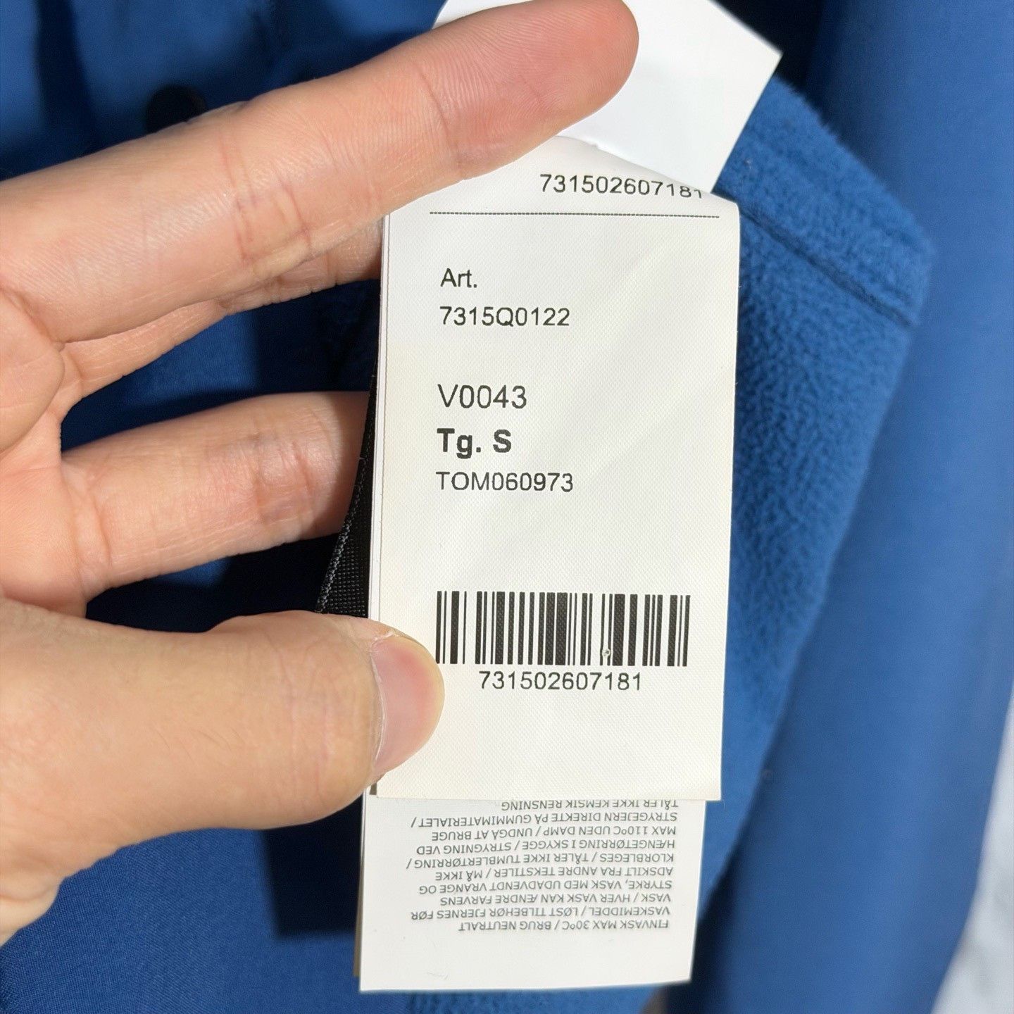 Stone Island Stone Island Blue Softshell Hooded Jacket S Size US S / EU 44-46 / 1 - 9 Thumbnail