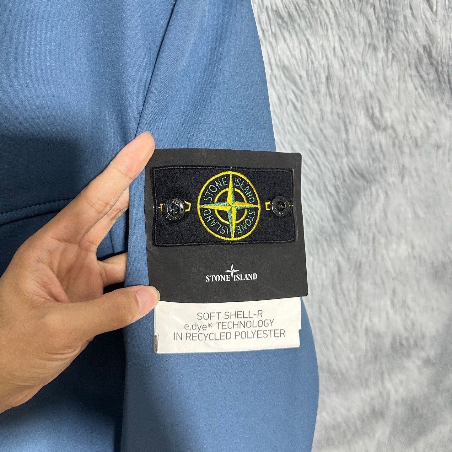Stone Island Stone Island Softshell Hooded Jacket Size US L / EU 52-54 / 3 - 3 Thumbnail
