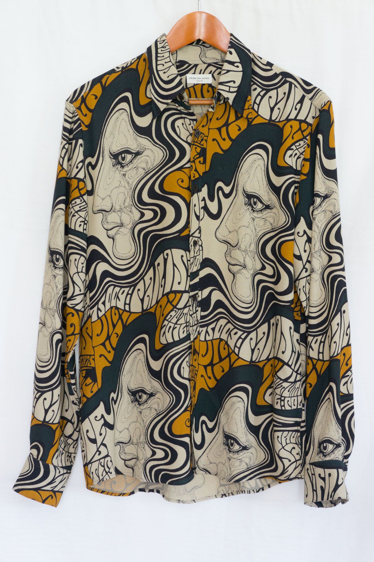 Dries Van Noten Psychedelic Rock カットソー Dries Van Noten AW16 psychedelic print shirt | Grailed