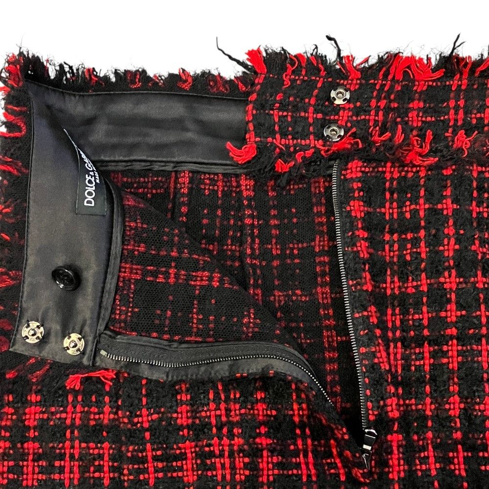 Dolce & Gabbana Dolce & Gabbana Dolce&Gabbana Alpaca Blend Tweed Skirt Textile Skirts DUTY FREE for USA Size ONE SIZE - 3 Thumbnail