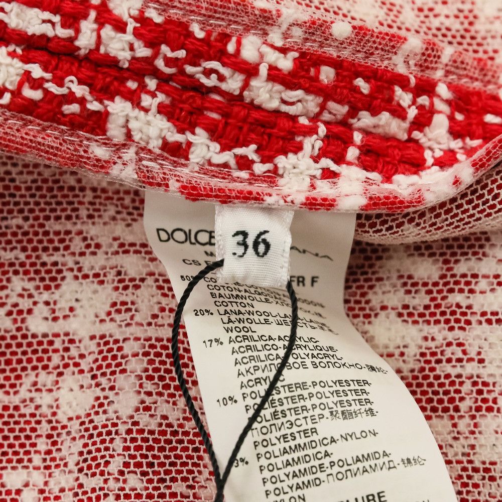 Dolce & Gabbana Dolce & Gabbana Dolce&Gabbana Tweed Coat Textile Outerwear DUTY FREE for USA Size ONE SIZE - 13 Thumbnail