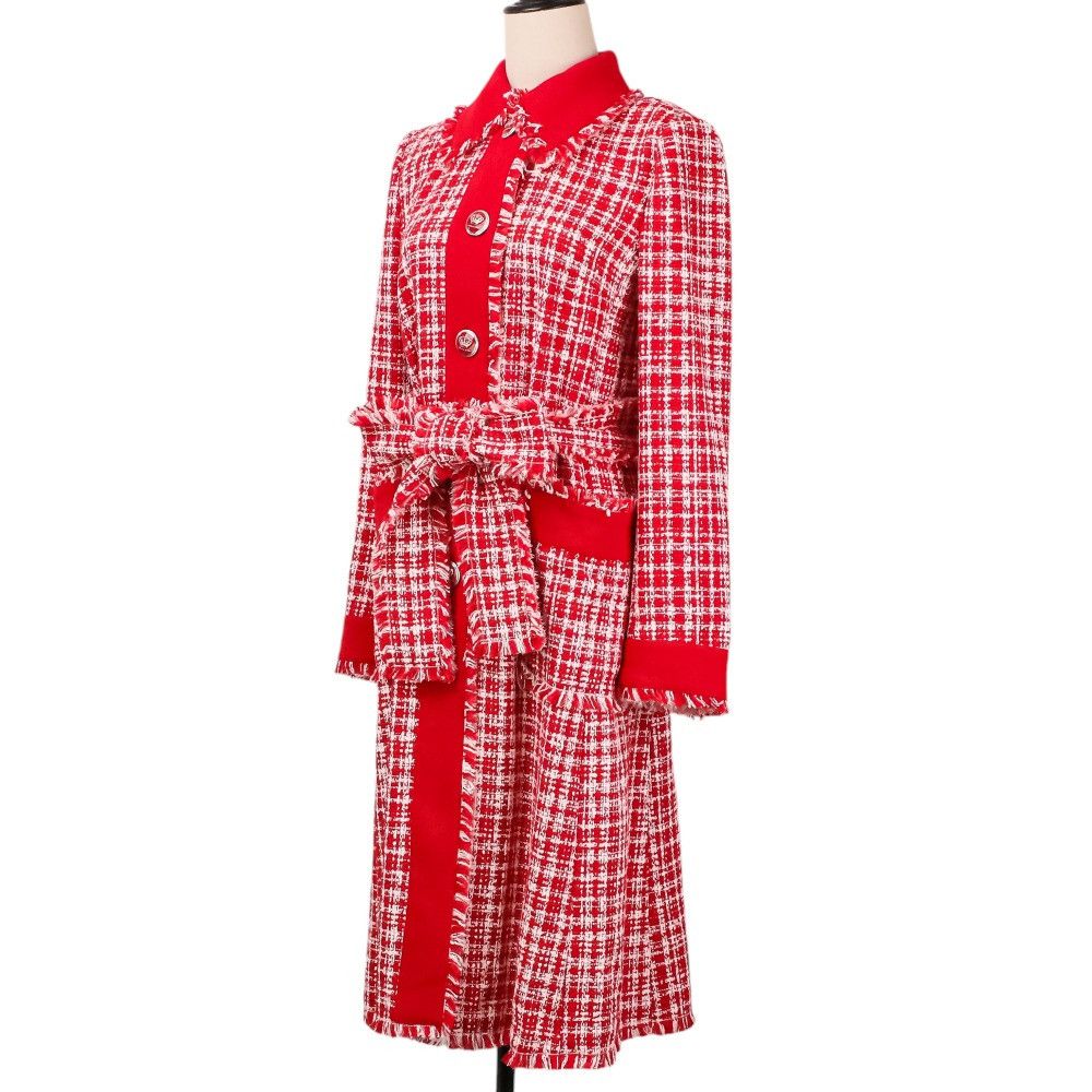 Dolce & Gabbana Dolce & Gabbana Dolce&Gabbana Tweed Coat Textile Outerwear DUTY FREE for USA Size ONE SIZE - 2 Thumbnail