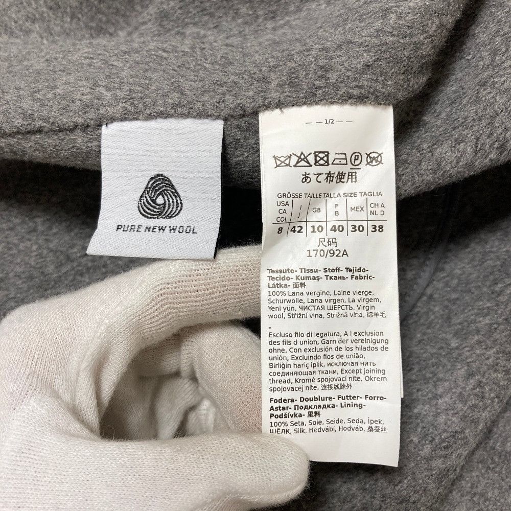 Max Mara Max Mara S Max Mara Cucito A Mano Wool Double Breasted Coat Textile Outerwear DUTY FREE for USA Size ONE SIZE - 7 Thumbnail