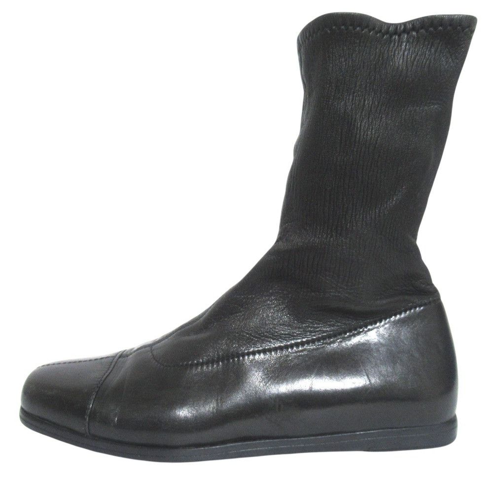 Chanel Chanel Chanel Leather Short Boots Leather Shoes DUTY FREE for USA Size ONE SIZE - 2 Thumbnail