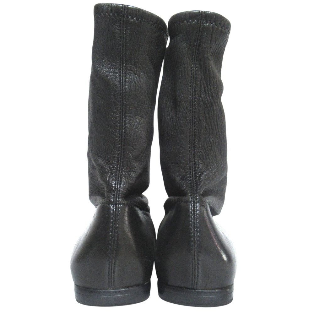 Chanel Chanel Chanel Leather Short Boots Leather Shoes DUTY FREE for USA Size ONE SIZE - 3 Thumbnail
