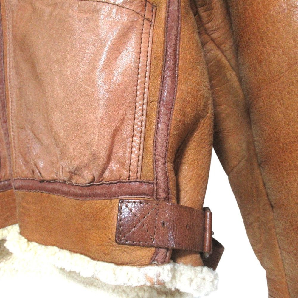 Emporio Armani Emporio Armani Emporio Armani Shearling Flight Jacket Fur Outerwear DUTY FREE for USA Size ONE SIZE - 10 Thumbnail