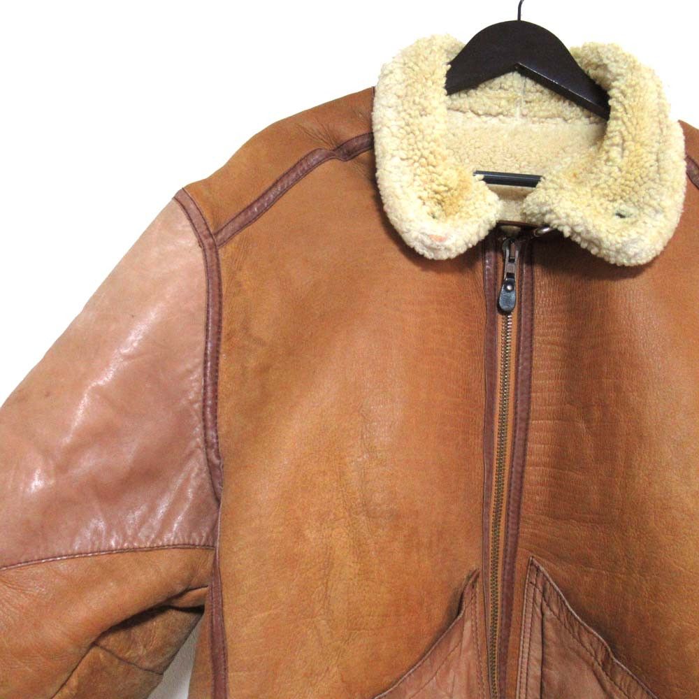 Emporio Armani Emporio Armani Emporio Armani Shearling Flight Jacket Fur Outerwear DUTY FREE for USA Size ONE SIZE - 3 Thumbnail