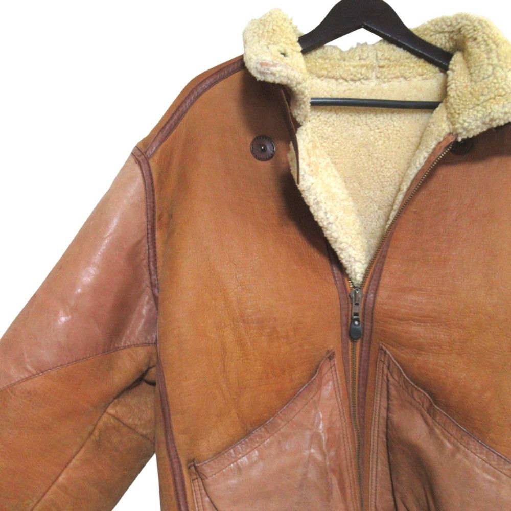 Emporio Armani Emporio Armani Emporio Armani Shearling Flight Jacket Fur Outerwear DUTY FREE for USA Size ONE SIZE - 4 Thumbnail