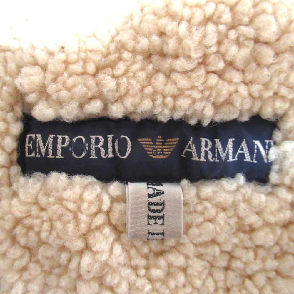 Emporio Armani Emporio Armani Emporio Armani Shearling Flight Jacket Fur Outerwear DUTY FREE for USA Size ONE SIZE - 15 Thumbnail