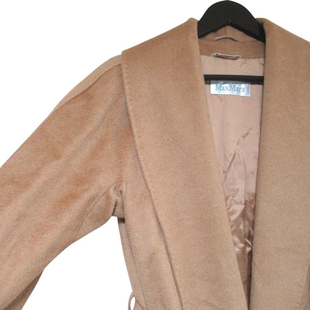 Max Mara Max Mara MaxMara Camel Long Coat Textile Outerwear DUTY FREE for USA Size ONE SIZE - 3 Thumbnail
