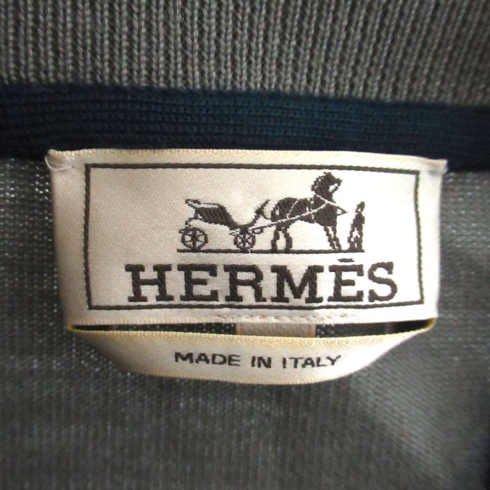Hermes Hermes Hermes Goatskin Knit Zip Jacket Leather Outerwear DUTY FREE for USA Size ONE SIZE - 7 Thumbnail