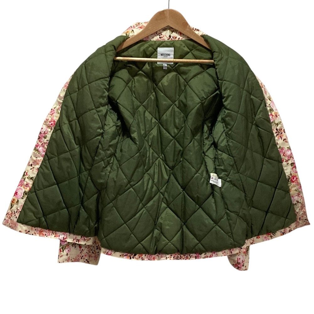 Moschino Moschino Moschino Jeans Flower Print Quilted Jacket Textile Outerwear DUTY FREE for USA Size ONE SIZE - 5 Thumbnail