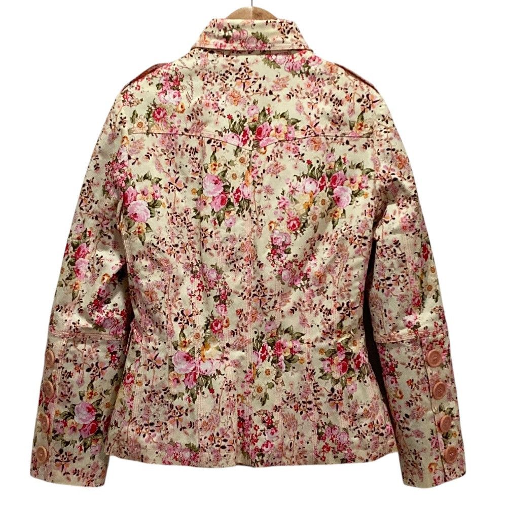 Moschino Moschino Moschino Jeans Flower Print Quilted Jacket Textile Outerwear DUTY FREE for USA Size ONE SIZE - 2 Thumbnail