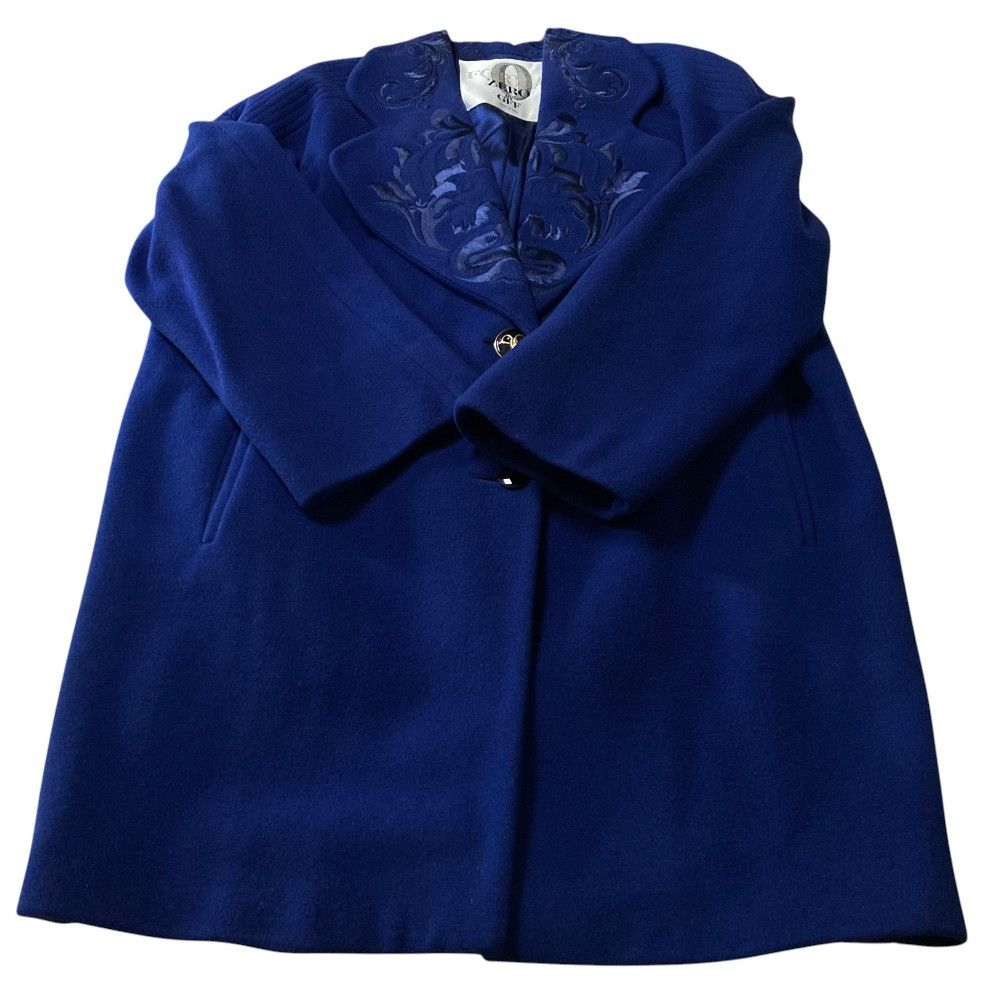 Other Other Gianfranco Ferre Embroidery Collar Wool Coat Textile Outerwear DUTY FREE for USA Size ONE SIZE - 10 Thumbnail