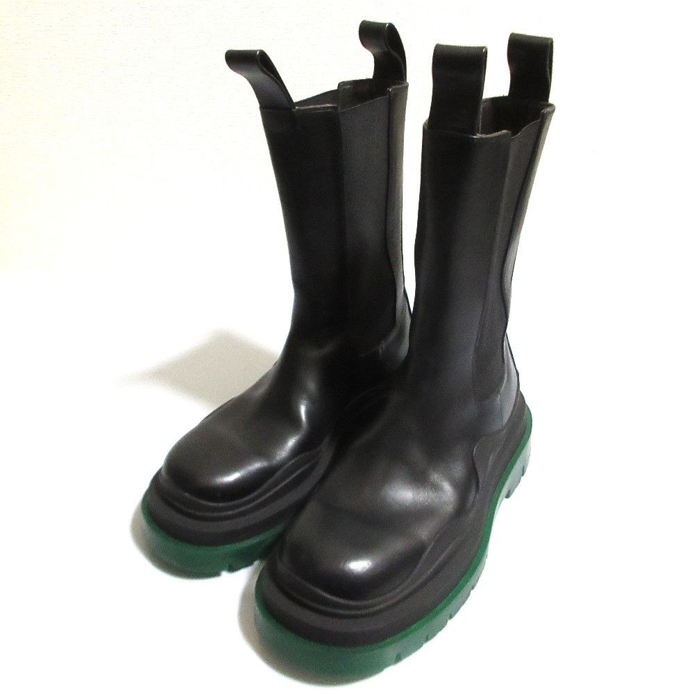 Bottega Veneta Bottega Veneta Bottega Veneta The Tire Leather Chelsea Boots Leather Shoes DUTY FREE for USA Size ONE SIZE - 2 Thumbnail