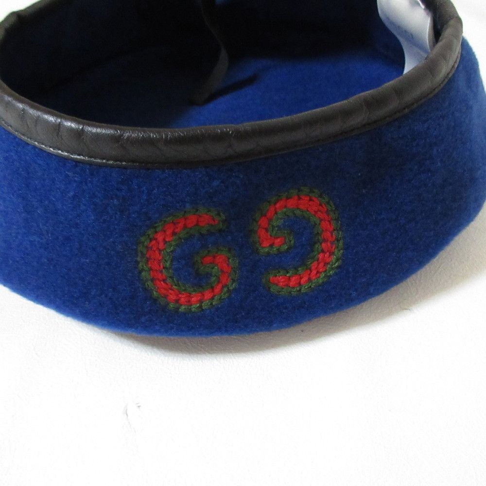Gucci Gucci Gucci Interlocking G Beret Textile Hats DUTY FREE for USA Size ONE SIZE - 6 Thumbnail