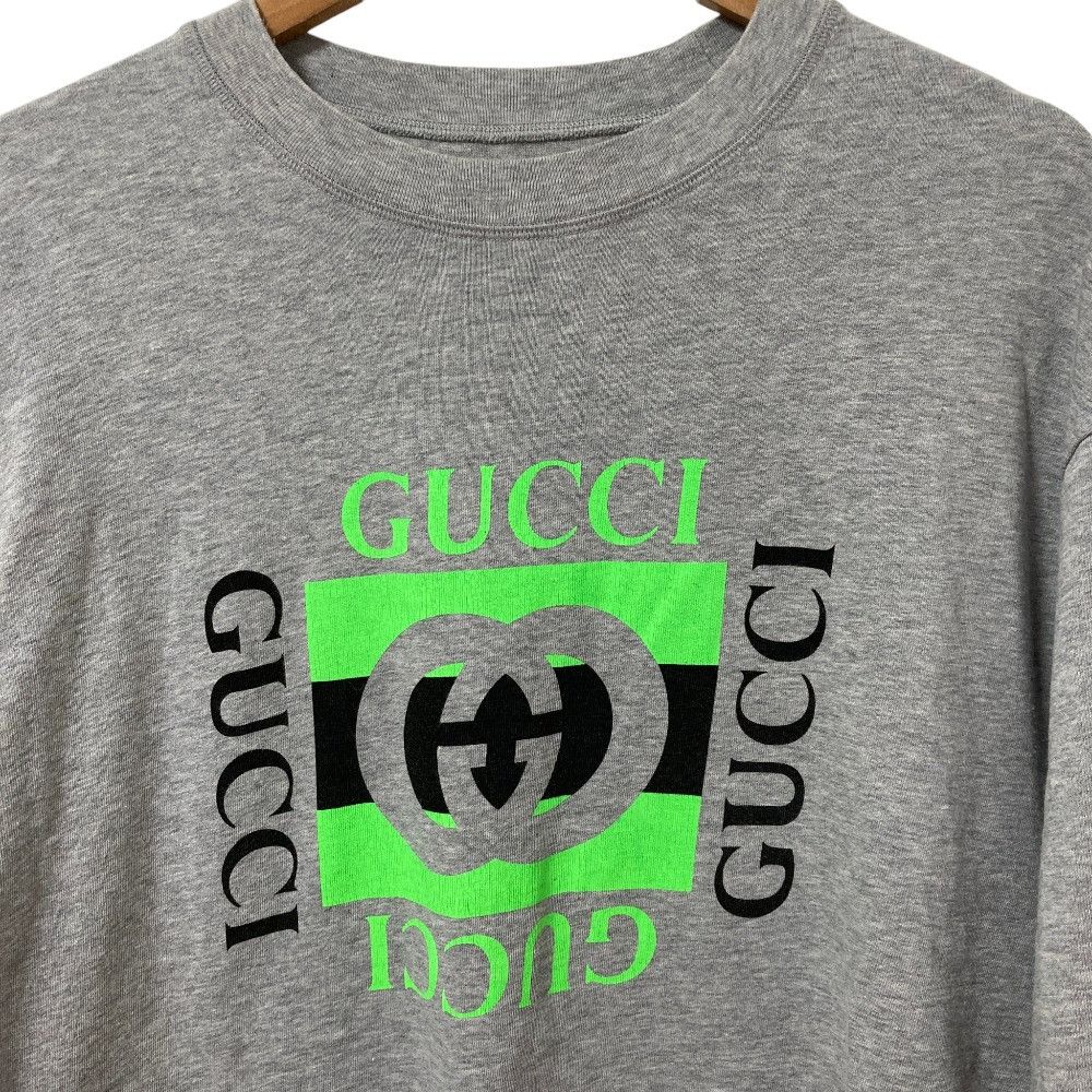 Gucci Gucci Gucci Interlocking G Cotton T Shirt Textile T-Shirts 784361 DUTY FREE for USA Size ONE SIZE - 3 Thumbnail