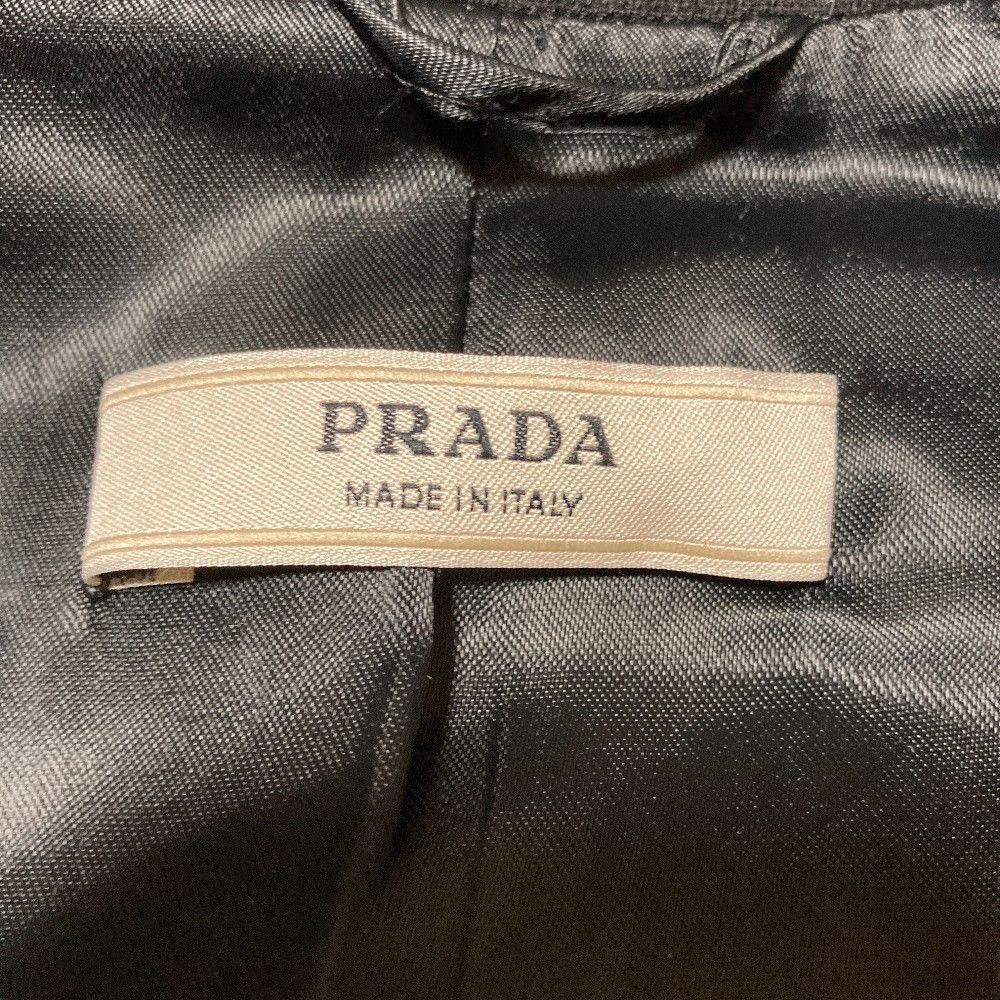 Prada Prada Prada Mixed Material Tailored Jacket Textile Outerwear DUTY FREE for USA Size ONE SIZE - 5 Thumbnail