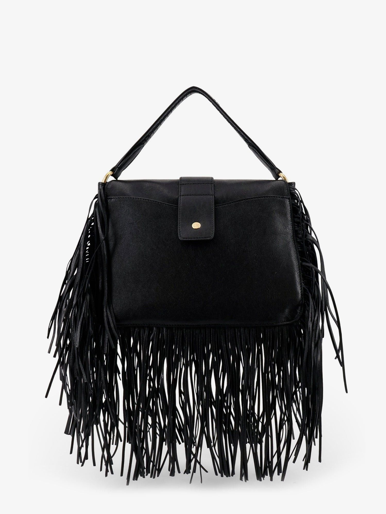 Burberry Rider Leather Shoulder Bag With Fringed Edges Size ONE SIZE - 2 Thumbnail