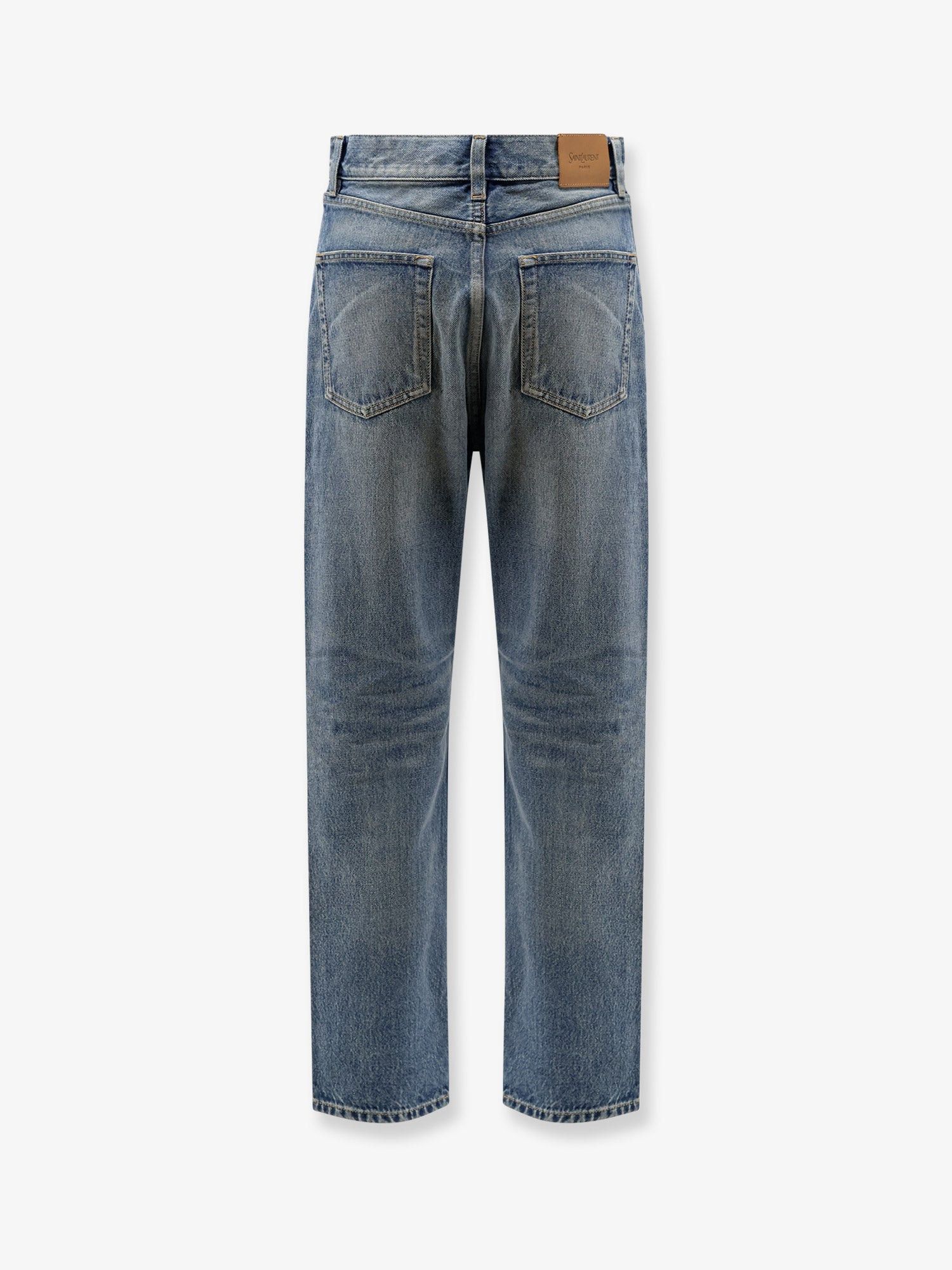 Saint Laurent Paris Ankle Midi Blue Denim Jeans Size 27" / US 4 / IT 40 - 2 Thumbnail