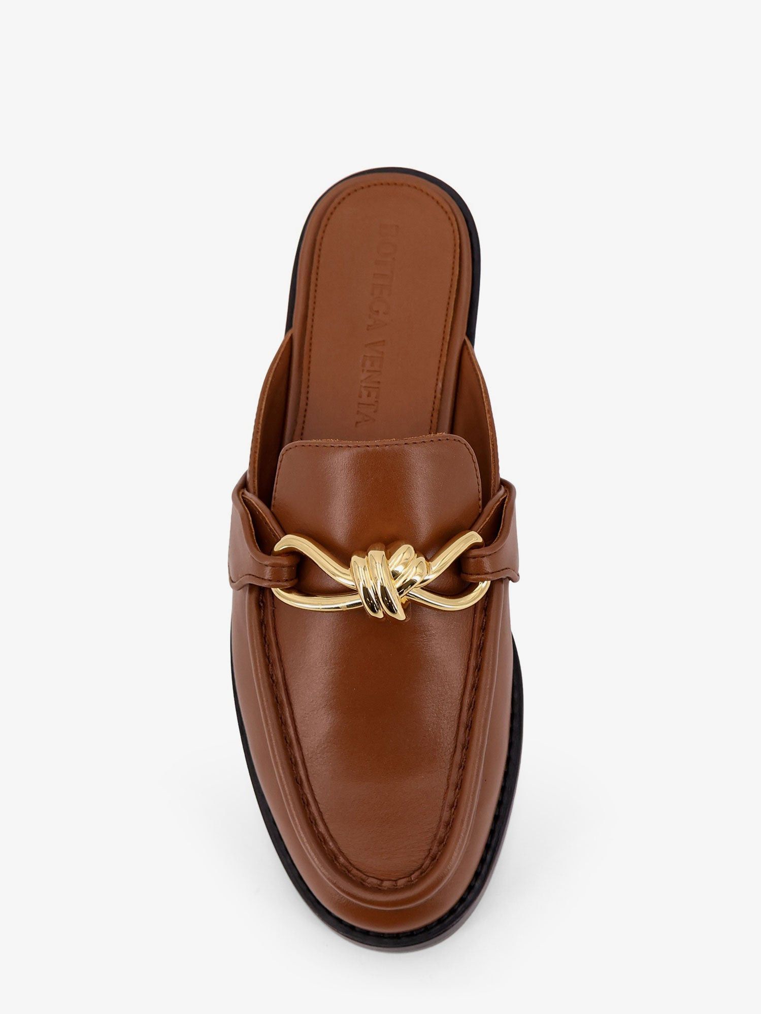 Bottega Veneta Astaire Leather Sabot Loafers Size US 8 / IT 38 - 4 Thumbnail