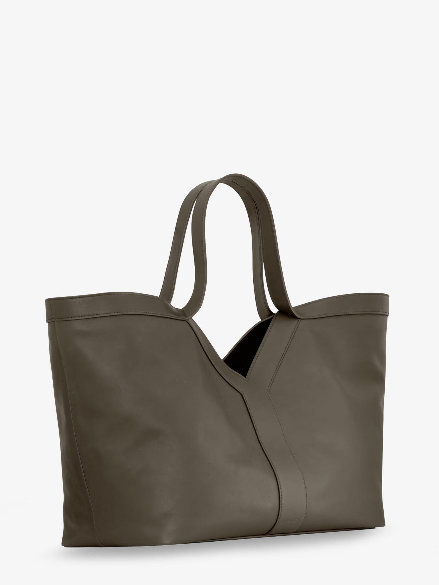 Saint Laurent Paris Tote Y Hammered Leather Shoulder Bag Size ONE SIZE - 3 Thumbnail