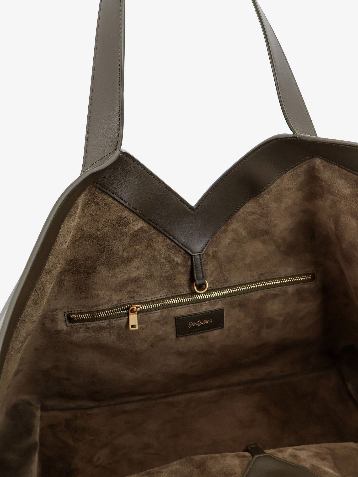 Saint Laurent Paris Tote Y Hammered Leather Shoulder Bag Size ONE SIZE - 4 Thumbnail