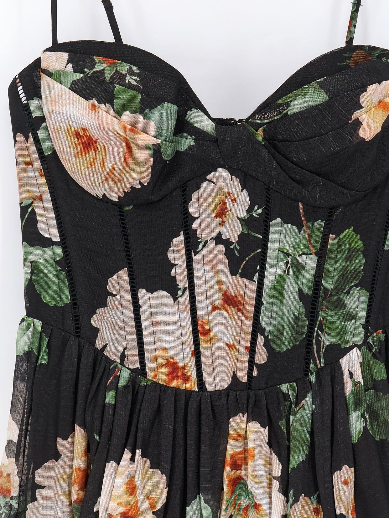 Zimmermann Luna Corset Linen And Silk Dress Size S / US 4 / IT 40 - 5 Thumbnail
