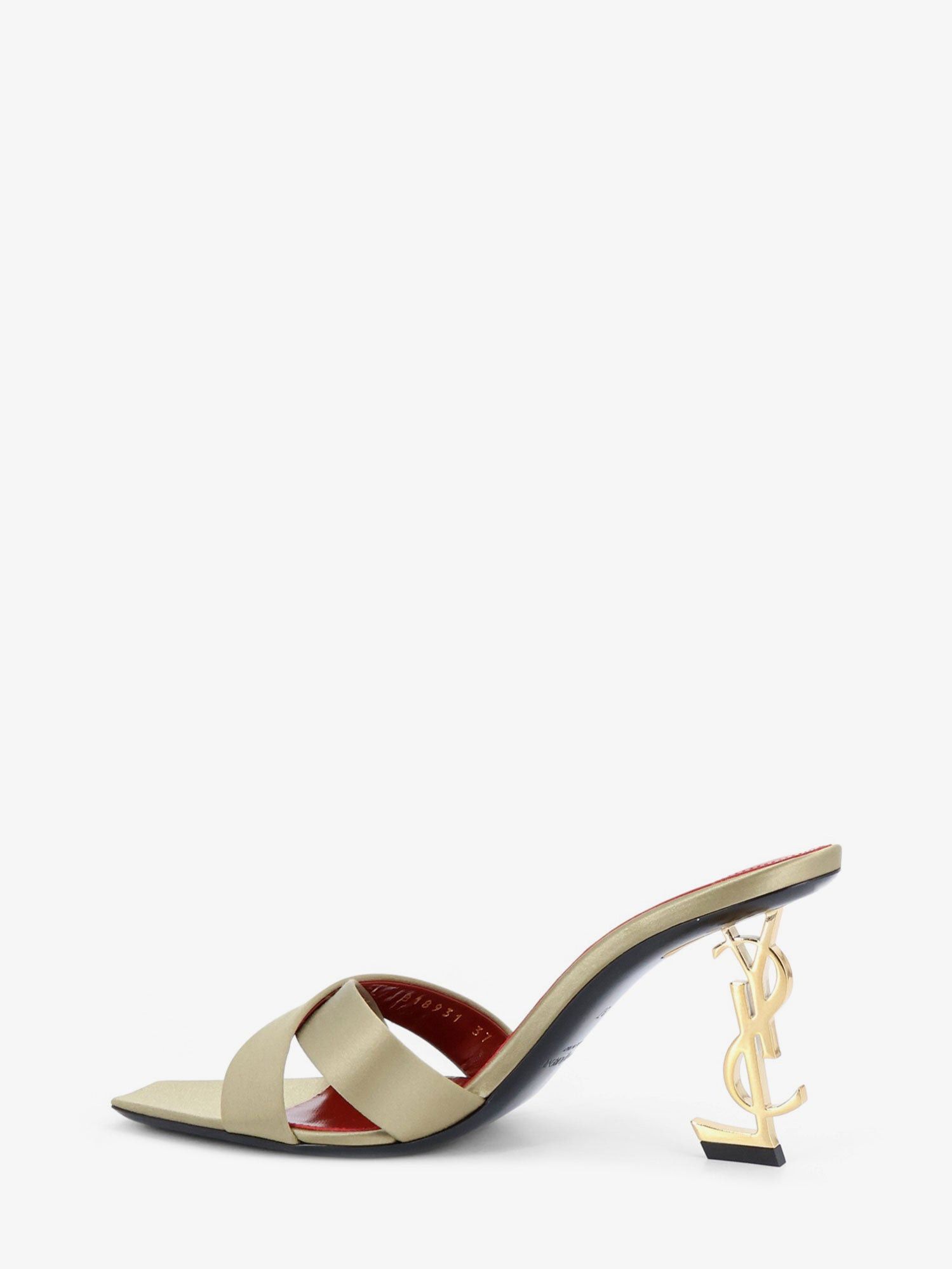 Saint Laurent Paris Opyum Satin Sandals Size US 10 / IT 40 - 3 Thumbnail