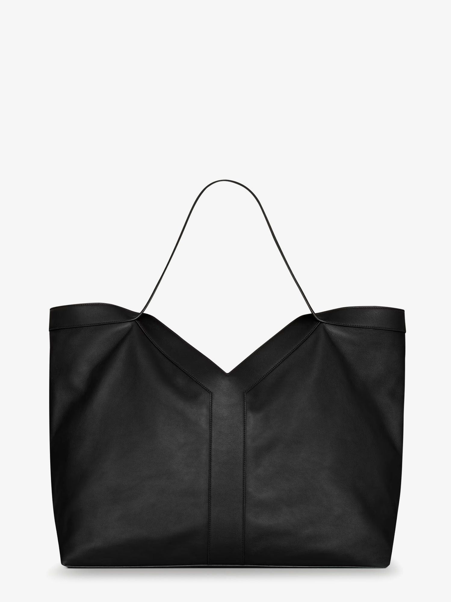 Saint Laurent Paris Y Oversize Leather Tote Bag Size ONE SIZE - 2 Thumbnail