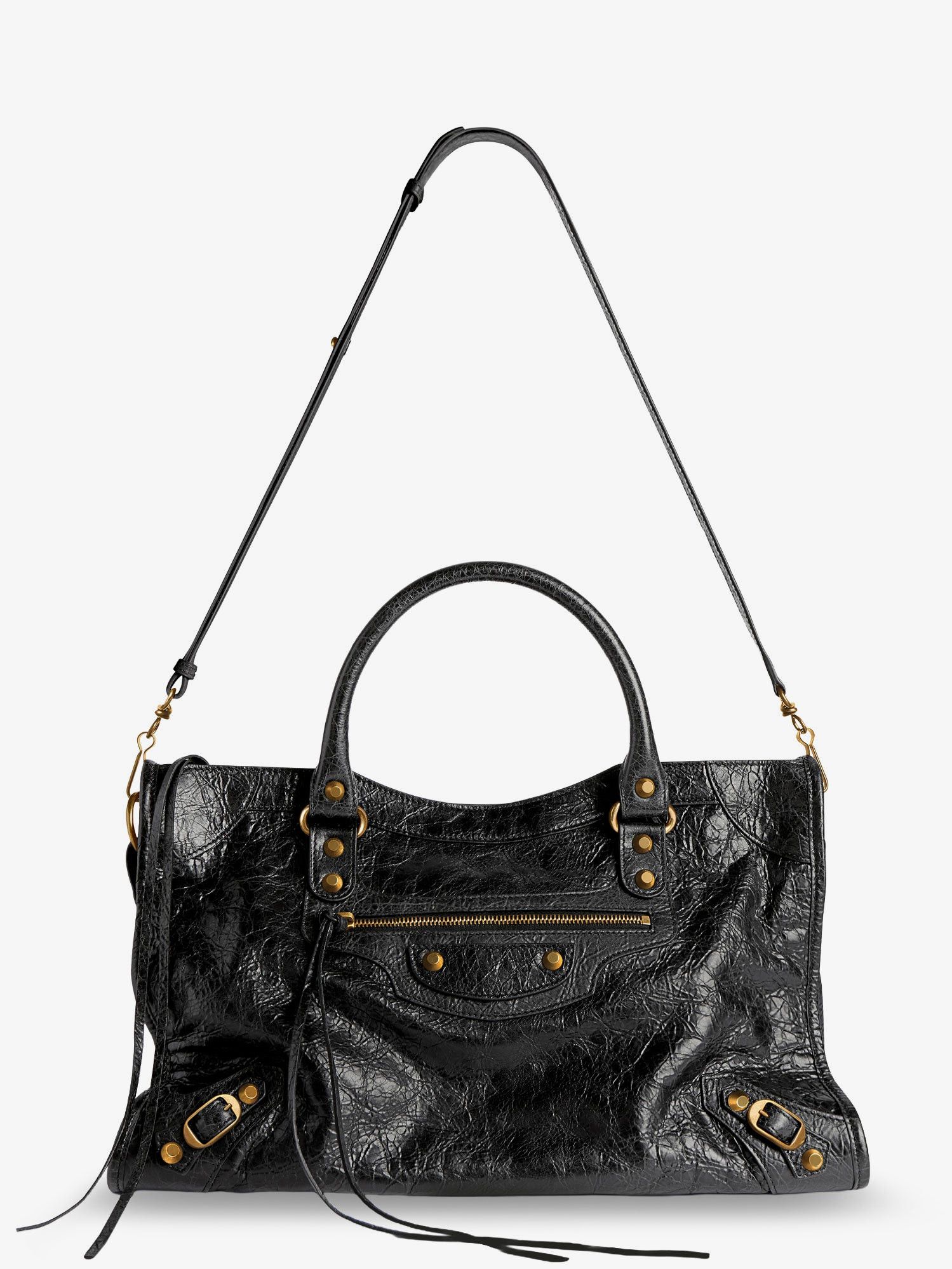 Balenciaga Le City M Leather Shoulder Bag Size ONE SIZE - 2 Thumbnail